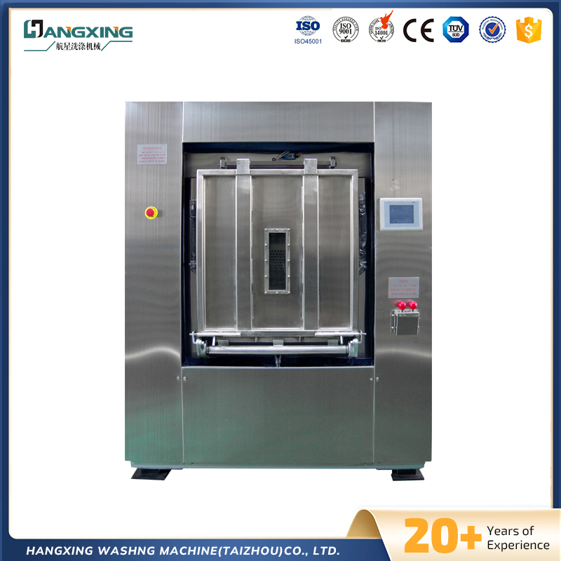 Mesin basuh industri dan penyahairan yang terpencil secara automatik